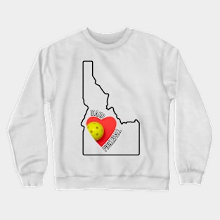 Idaho Loves Pickleball Crewneck Sweatshirt